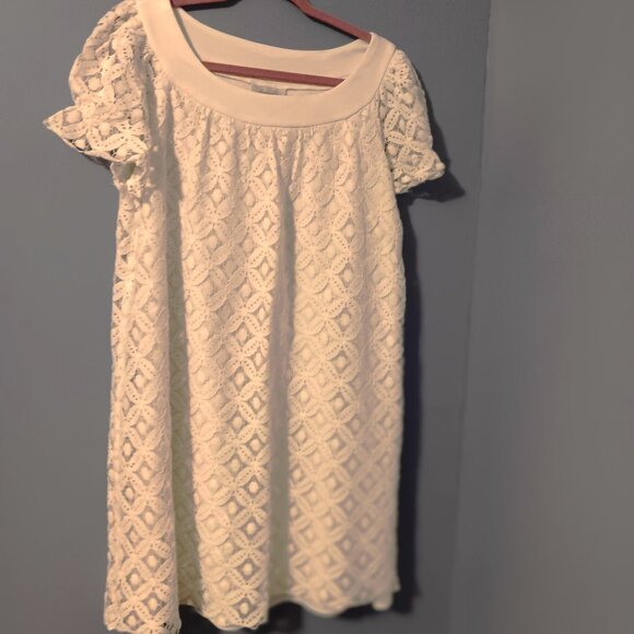 Dress Barn Dresses & Skirts - Dress Barn‎ Women's White Lace Dress Size 16 Cottagecore Boho